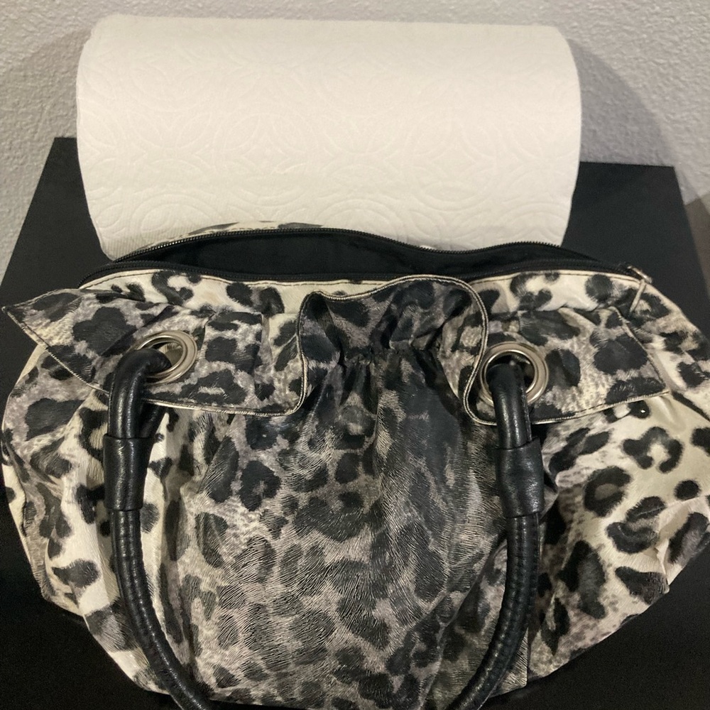 Snow leopard print handbag/purse
